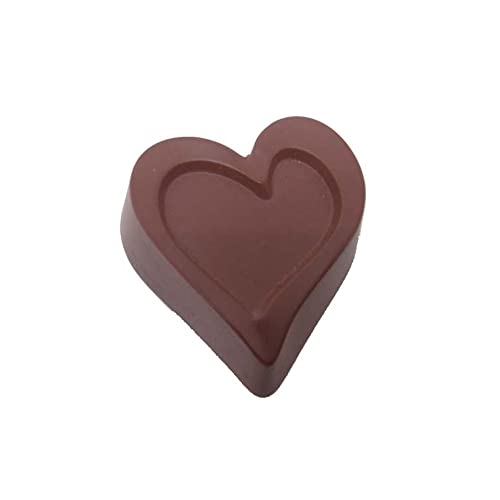 Grainrain Plastic Chocolate Molds Valentine's Day Heart Candy Molds Plastic Polycarbonate Chocolate Molds Clear Hard DIY Pastry Baking Tool (S5-19381) - color: S5-19381