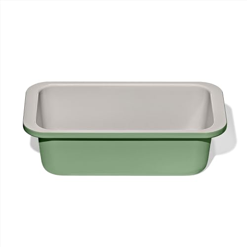 OXO Good Grips Non-Stick Pro Ceramic Coated Metal Bakeware 1 lb Loaf Pan - color: Basil, size: Loaf Pan