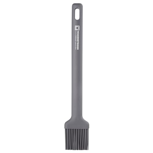 Wagensteiger Dark Gray Cooking Brush: Heat Resistant Food Grade Silicone, Non-stick Cookware Safe, Silicone Pastry & basting Brush, Flexible Bristle Design (10.63inch x 1.97inch) - size: 10.63inch x 1.97inch