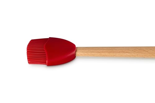 Le Creuset Silicone Signature Basting Brush, Cerise - color: Cerise, style: Basting Brush