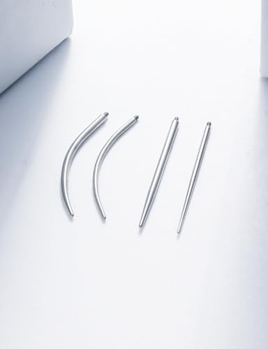 14G 16G Piercing Taper Insertion Pin for Internally Threaded Nose Septum Lip Belly Rings Labret Monroe Medusa Tragus Helix Cartilage Earrings Stud Piercing Jewelry Taper Insertion Tool 10Pcs - style: 14G Straight