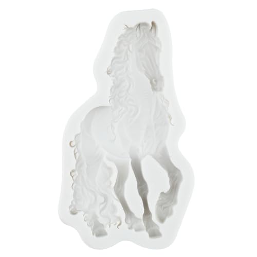 Horse Fondant Molds Running Horse Silicone Chocolate Mold Set Of 2 - color: Style R