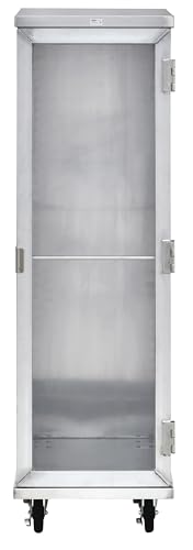 CenPro Commercial Enclosed 40-Tier Aluminum End Load NSF Bun/Sheet Pan Rack with Clear Acrylic Door | Bakeries, Caterers, Kitchens, Restaurants | (#28W-613) - size: 40-Pan Enclosed Glass