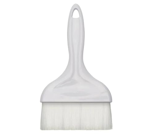 Soro Essentials- 4" Flat Nylon Pastry Basting Brush with Plastic Handle- Basting Baking Brush for Butter Oil Glazes BBQ Sauce Marinades & Grilling - size: 4 Inch
