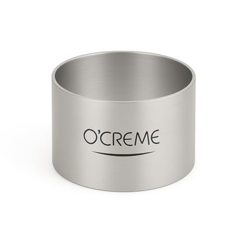 O'Creme Stainless Steel Cake Ring Mold for Baking, 6 x 3 Inch - color: 3" High, size: 6" Diameter