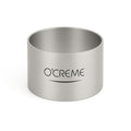O'Creme Stainless Steel Cake Ring Mold for Baking, 6 x 3 Inch - color: 3" High, size: 6" Diameter