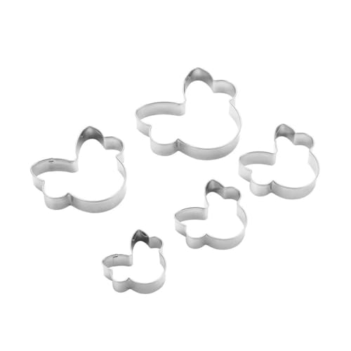 MrCookie Girl Mouse Cookie Cutters Set,5pc Thickened Stainless Steel. - color: Girl Mouse