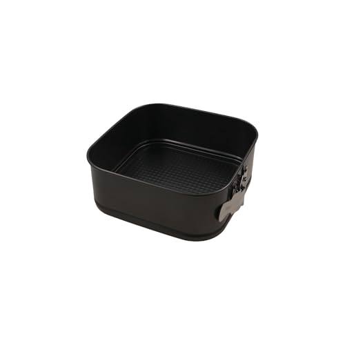 Springform Cake Pan Square Leakproof Nonstick Cheesecake Pans with Buckle Removable Bottom Carbon Steel Baking Tray
