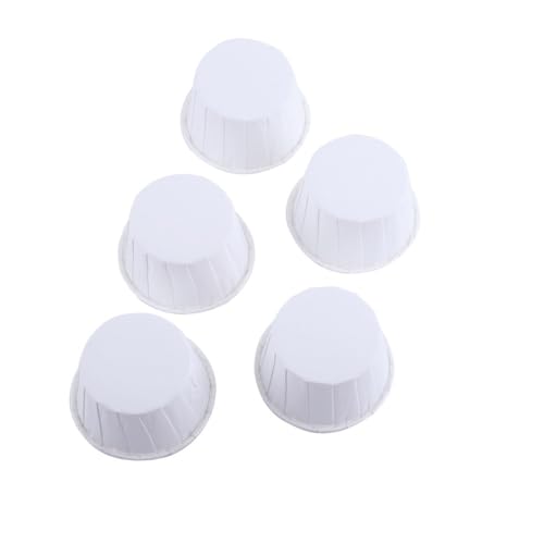 100Pcs Paper Baking Cups, Polka Dot Cupcake Liners, Mini Muffin Wrappers for Party and Wedding, 1.97x1.5x1.18 in(White) - color: White