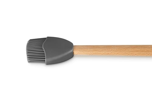 Le Creuset Silicone Signature Basting Brush, Oyster - color: Oyster, style: Basting Brush