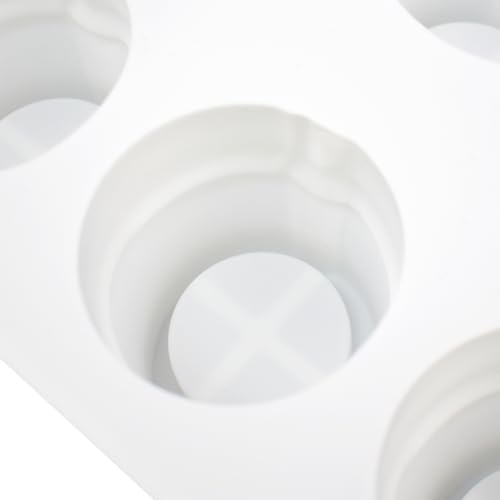 mostsom 8 Holes Cylinder Silicone Mould for Chocolate Dessert Jelly Pudding - size: Bamboo K
