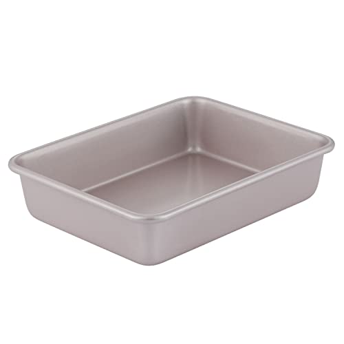 CHEFMADE 8.7-Inch Rectangle Cake Pan, Non-Stick Deep Dish Bakeware for Oven Baking (Champagne Gold) - size: 6.7 x 8.7" Rectangle