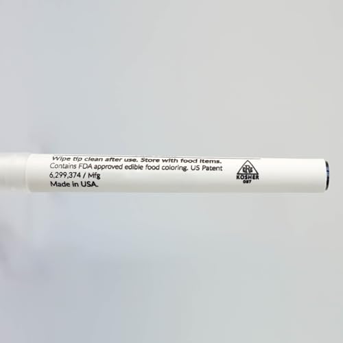 The Cookie Countess Black Fine Tip Food Marker - Value Pack of 3