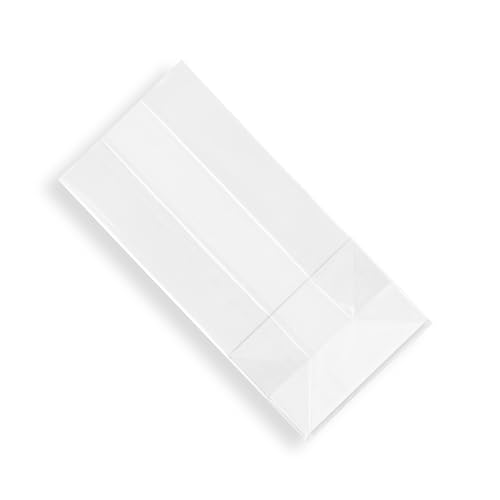 Restaurantware 3 x 2 x 6 1/2 In Clear Plastic Gusset Bags, 100 Count - size: 3" x 2" x 6.5" - Standard