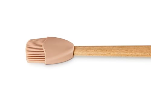 Le Creuset Silicone Signature Basting Brush, Peche - color: Peche, style: Basting Brush