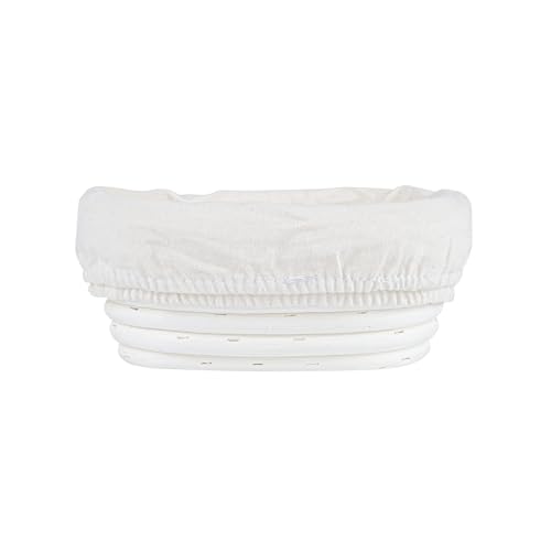 Restaurantware Oval Rattan Banneton Proofing Basket, 2 Cotton Liners, 10 Ct - size: Oval, 6 3/4"-10 Count