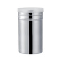 Stainless Steel Powdered Sugar Shaker Duster, Fine Mesh Shaker Powder Cans with Plastic Lid Chocolate Sifter Dispenser Container for soda Cocoa Sugar Spice (Large)
