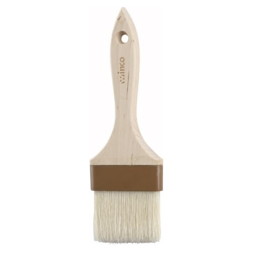 Winco 3" Boar Bristle Basting Brush - size: 3", style: Flat
