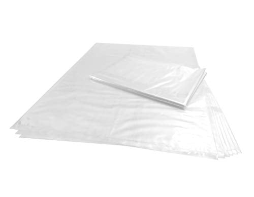Wowfit 21x31 Clear Flat Poly Bags, 10 CT, 1.6 Mil, Bread & Pastry Proofing - size: 21"x31"-10pcs