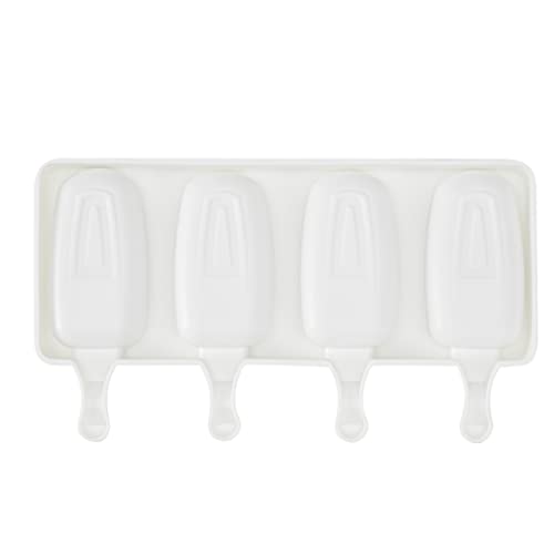 Restaurantware Round Silicone Popsicle Mold, 4-Compartment Tray, 1 Ct - size: 1 Count, style: Round