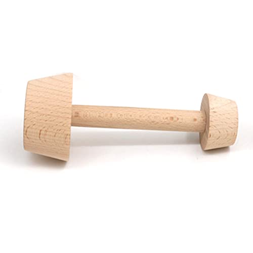 Egg Tarts Tamper, Wooden Double Side DIY Cake Shaping Kitchen Tool for Muffin Pecan Pies Cheesecakes Dessert