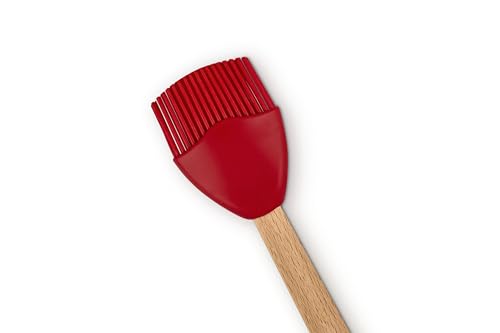 Le Creuset Silicone Signature Basting Brush, Cerise - color: Cerise, style: Basting Brush