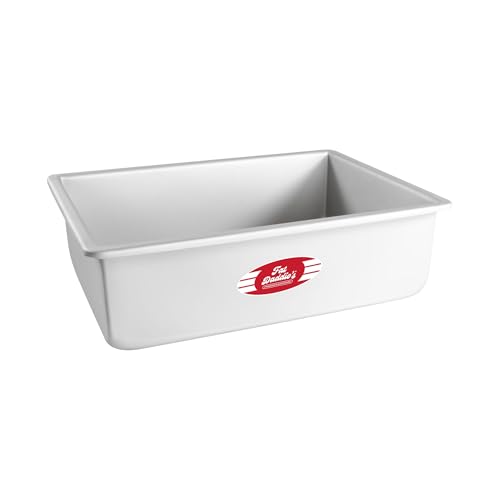 Fat Daddio's POB-9134 Anodized Aluminum Sheet Cake Pan, 9 x 13 x 4 Inch - size: 9 x 13 x 4 Inch, style: 4" Deep