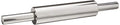 Fox Run Stainless Steel Rolling Pin With Handles, 18" x 2.6" x 2.8" Roller - style: Stainless Steel American-style Pin with Handles