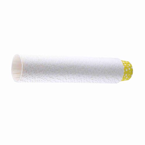 100Pcs Polka Dot Baking Cups, Mini Muffin Cupcake Liners (Yellow) - color: Yellow