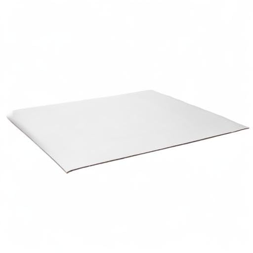 O'Creme White-Top Square Corrugated Cake Board Disposable Cake Plate Platter 16 Inch x 16 Inch, Pack of 10 - size: 16" x 16"