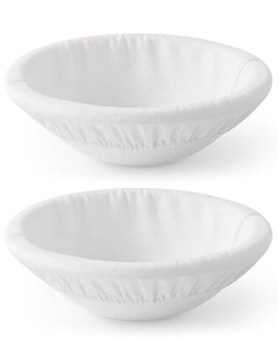 2 Pcs Banneton Bread Proofing Baskets, Sourdough Basket, Round, 10 Inch - size: Round