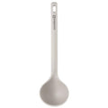 Wagensteiger Light Gray Silicone Cooking & Serving Spoon: Cooking Utensil with Heat Resistant, Non-stick Cookware Safe, Gentle Head Design, BPA Free (12.60inch x 3.15inch) - size: 12.60inch x 3.15inch