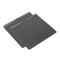 GoodCook AirPerfect Insulated Cookie Sheets Set of 2 Nonstick Carbon Steel Construction Pans for No-Burn Baking with Ergonomic Grip, 16 x 14-Inch, Gray - color: Gray, size: 16 x 14-Inch