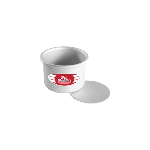 Fat Daddio's PCC-43 Anodized Aluminum Round Cheesecake Pan, 4 x 3 Inch - size: 4 x 3 Inch, style: 3" Depth