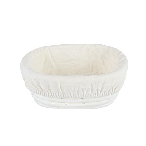 Restaurantware Oval Rattan Banneton Proofing Basket, 2 Cotton Liners, 10 Ct - size: Oval, 6 3/4"-10 Count