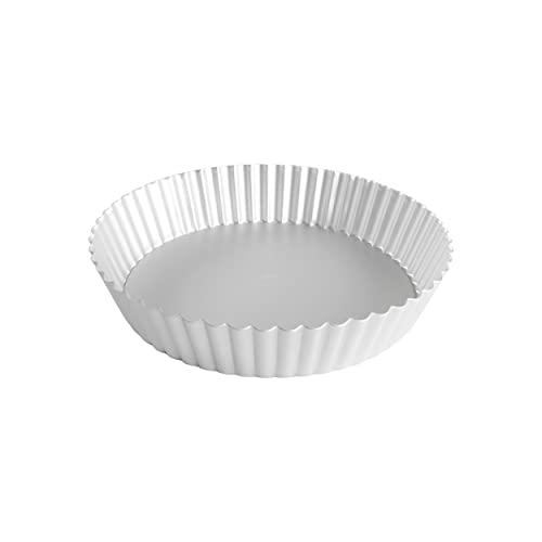 Fat Daddio's PFT-102 Round Fluted Tart Pan, 10 x 2 Inch - size: 10 x 2 Inch