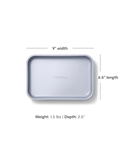 Caraway Non-Stick 9" x 6.5" Small Rectangle Baking Pan - color: Navy, size: Mini Rectangle Pan