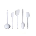 GIR: 5-Piece Silicone Ultimate Kitchen Utensils Set – Studio White - color: Studio White, size: 5 - Piece Set