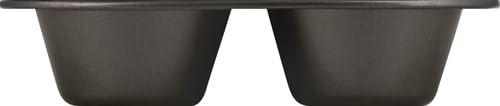 GoodCook Everyday Nonstick Steel Jumbo Texas Muffin Pan, 6-cup, Gray - size: 6 Cups (Jumbo)