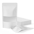 FireKylin 100 Pcs Resealable Bags, Matte Window, Paper, White,4.7 x 7.9 in - color: White, size: 4.7"x 7.9"