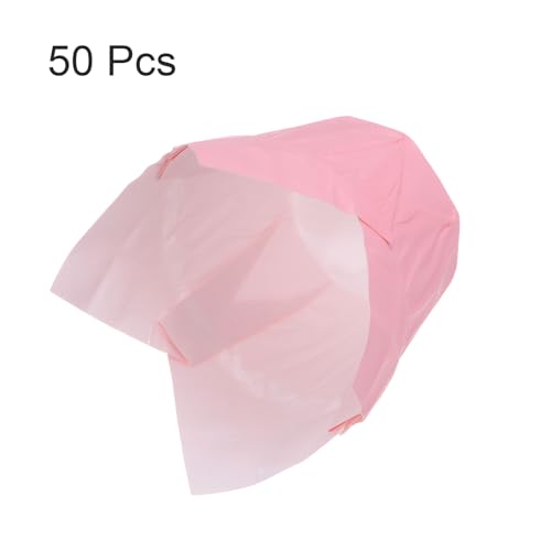 HARFINGTON 50pcs Tulip Cupcake Liners Greaseproof Baking Cups Paper Cupcake Wrappers Holders for Parties Weddings Birthdays, Pink - color: Pink