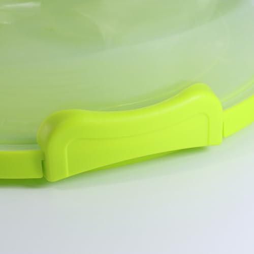 12inch Portable Pie Carrier with Lid and Cupcake Muffin Tart Cookie Keeper Food, for Wedding Party Baby Shower Party Christmas (Green) - color: Green