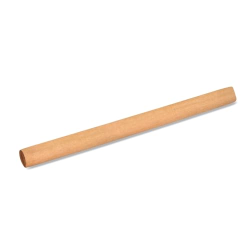 French Wood Baking and Pastry Rolling Pin – 23.6" Long x 1.29" Diameter for Pizza, Pie, Cookie Dough, and Much More - size: 23.75