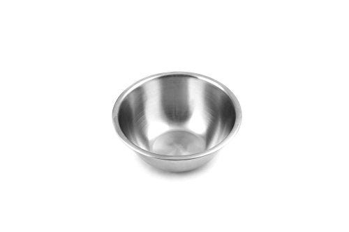 Fox Run Stainless Steel Small Mixing Bowl, 7.25 x 7.25 x 3.75 inches, Metallic - color: Stainless Steel, size: 1.25 Quart