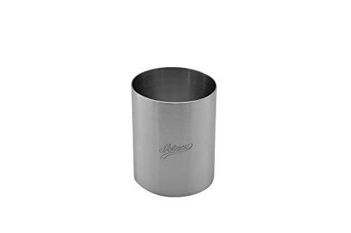 Ateco Round Cake Ring Dessert Mold, 3" High x 2.375" Diameter, Stainless Steel - size: 3" High x 2.25" Diameter