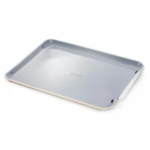 Caraway Non-Stick Ceramic-Coated 18" x 13" Baking Sheet - color: Cream, size: Large 18" x 13"