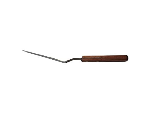 Professional Cake Decorating Tools - Stainless Steel 6.5" Offset Cake Spatula - Icing Spatulas with Wood Handle (6.5 inch) - size: 6.5 inch (Single)
