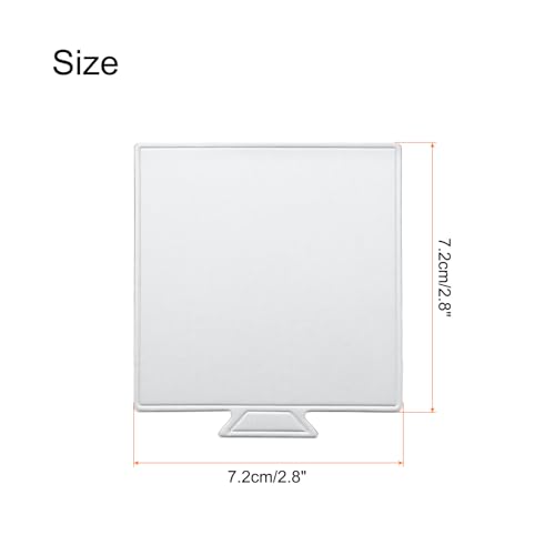 uxcell Mini Cake Boards, Grease Proof 7.2 x 7.2 cm/2.8 x 2.8" Black 100pcs - color: Silver Tone, size: 2.8 x 2.8 inch