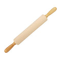 Frieling Maple Rolling Pin with Handles - 2.4-in x 12-in Barrel, 21-in Total Length-Natural Wood - Baking Essentials, Pastry Roller & Pizza Dough Roller - size: 2.4-inch by 12-inch