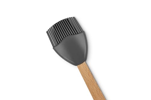 Le Creuset Silicone Signature Basting Brush, Oyster - color: Oyster, style: Basting Brush
